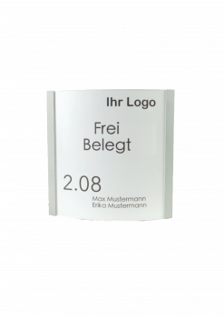 Türschild 100 mit einstellbarem LED-Statuslicht (160x160mm)