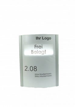 Türschild 100 mit einstellbarem LED-Statuslicht (160x160mm)