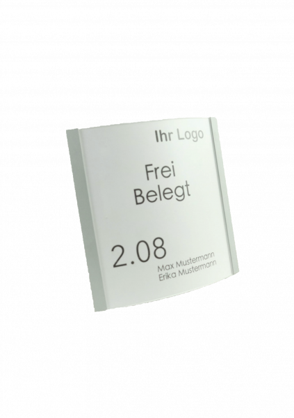 Türschild 100 mit einstellbarem LED-Statuslicht (160x160mm)